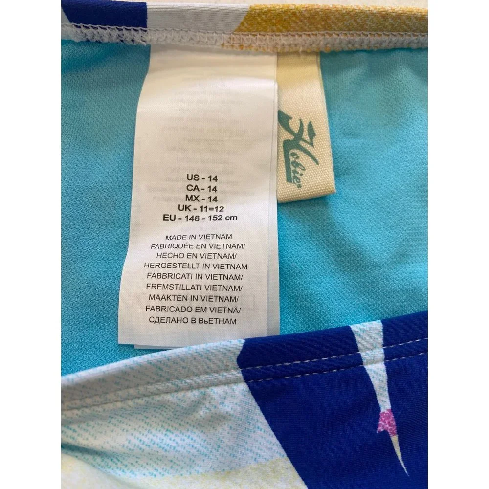 HOBIE Seagreen//Hanalei Bay Side Tie Bikini Bottom NEW